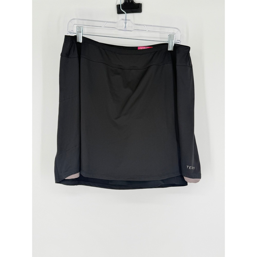 Terry Womens Cycling Skort 1X Bicycle Padded Athletic Exercise Stretch Fitness